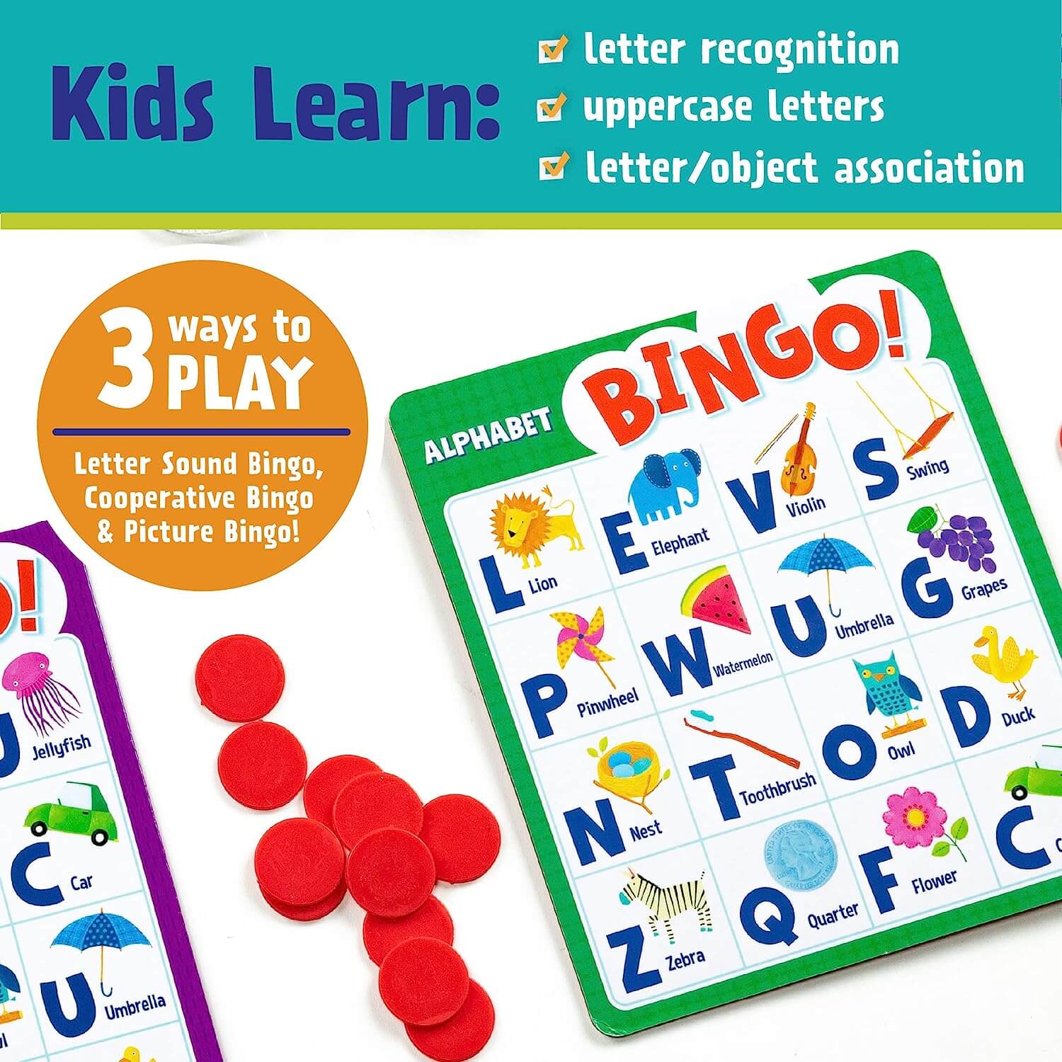 Peaceable Kingdom Alphabet Bingo!