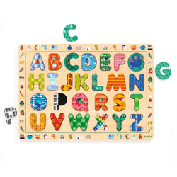 Wooden Alphabet Jigsaw Puzzle