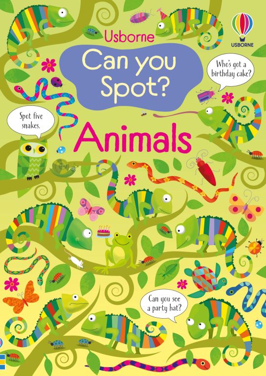 Cover of Usborne's Can you Spot? Animals seek-and-find book