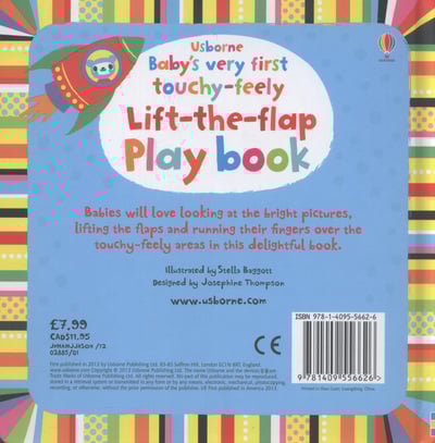 Baby's Very First touchy-feely Lift-the-flap play book
