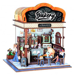 179 pcs Wooden Puzzle - Bakery with Light
