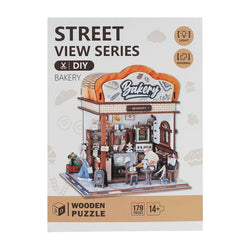 179 pcs Wooden Puzzle - Bakery with Light