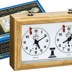 Chess Clock Aradora, Mechanical, Wooden Housing