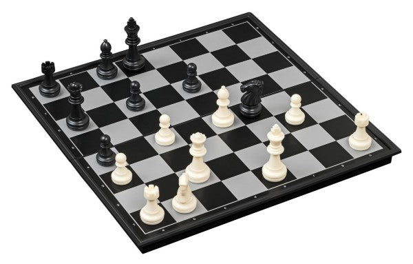 Black And White Smart Play Cardboard Chess Game Set, 6+ Years, Packaging  Type: Box