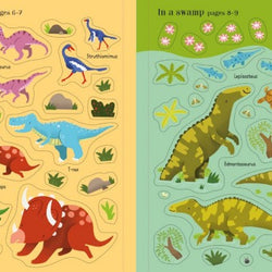 First Sticker Book Dinosaurs