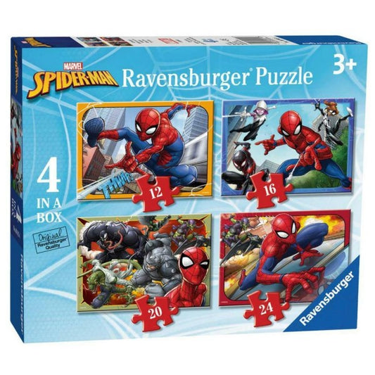 Spider Man Set of 4 Jigsaw Puzzles