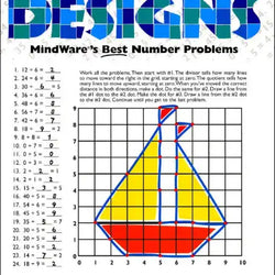 Division Designs (Math Mosaics)