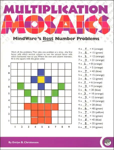 Multiplication Math Mosaics