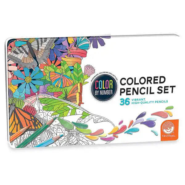 Colour by Number 36 Coloured Pencil Set