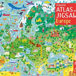 Usborne Atlas and Jigsaw Europe