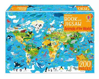 Usborne Book and Jigsaw Animals of the World