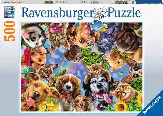 Ravensburger Jigsaw Puzzle Animal Selfies - 500 Pieces Puzzle