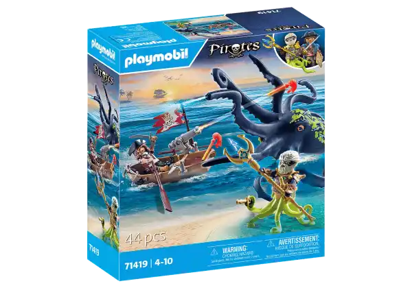Playmobil Battle Against the Giant Octopus 71419