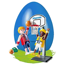 Playmobil Easter One-on-One Basketball Gift Egg