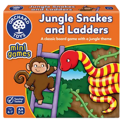 Jungle Snakes & Ladders Mini Game Orchard Toys