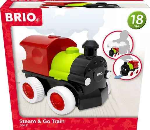 BRIO Steam & Go Train - Wooden Toy