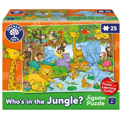 Who's in the Jungle 25 Piece Jigsaw Orchard Toys