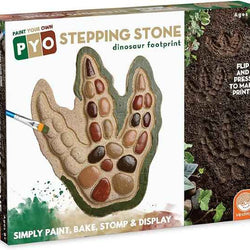Paint Your Own Stepping Stone: Dinosaur Footprint