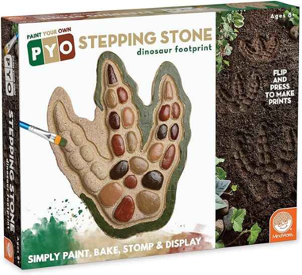 Paint Your Own Stepping Stone: Dinosaur Footprint