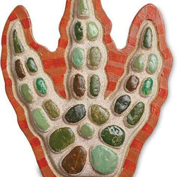 Paint Your Own Stepping Stone: Dinosaur Footprint