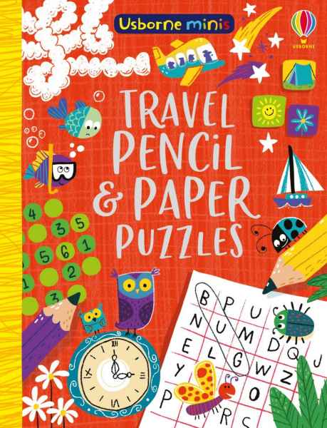 Travel Pencil and Paper Puzzles Usborne Mini