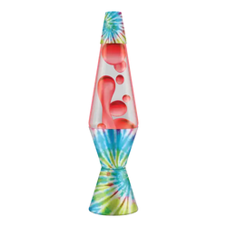 14.5" Pinwheel Tie Dye LAVA Lamp