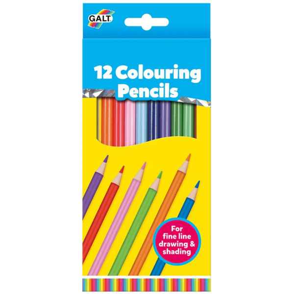 12 Colouring Pencils - Galt Toys