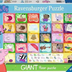 Children’s Puzzle Peppa Pig Alphabet Giant Floor Puzzle - 30 Pieces Puzzle