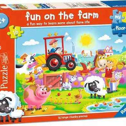 Children’s Puzzle Fun on the farm First Floor - 16 Pieces Puzzle