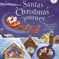 Santa's Christmas Journey with Wind-Up Sleigh