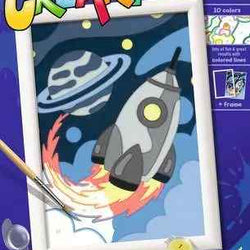 CreArt Space Explorer -Paint by Numbers Kit for Children