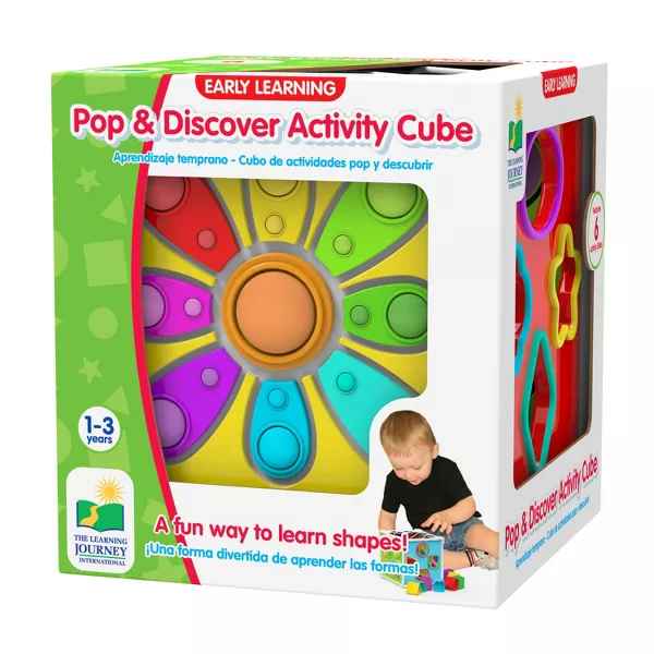 The Learning Journey Pop & Discover Activity Cube