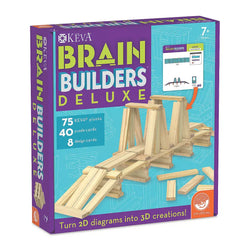 Brain Builders Deluxe Wooden Plank Set