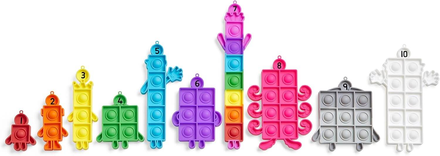 Learning Resources - Numberblocks: Sensory Bubble Poppers