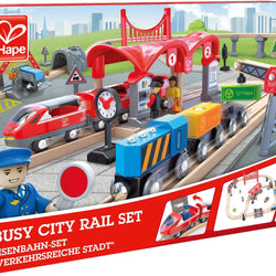 Hape Busy City Rail Set