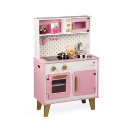 Janod - Candy Chic Big Wooden Kitchen -  For children from the Age of 3