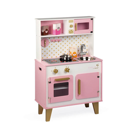 Janod - Candy Chic Big Wooden Kitchen -  For children from the Age of 3