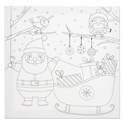 Colour My Canvas - Xmas Sleigh Woods