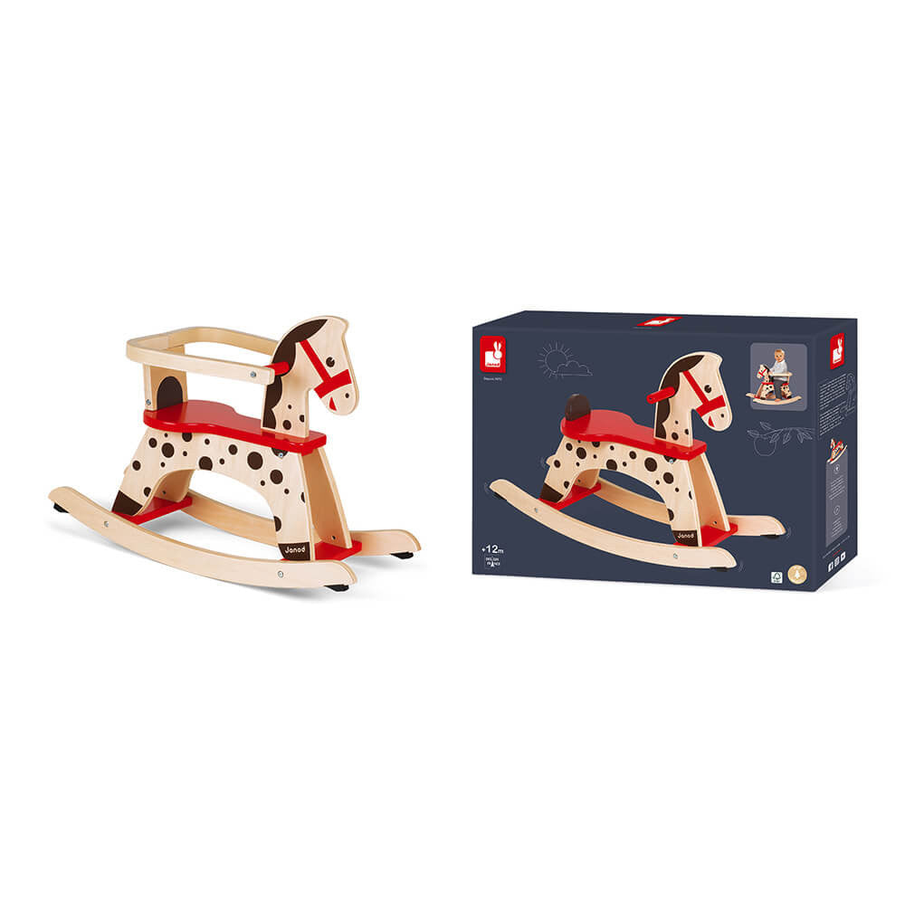 Caramel rocking horse