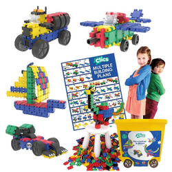 Clics and Accessories 750 pieces + 25 Plans