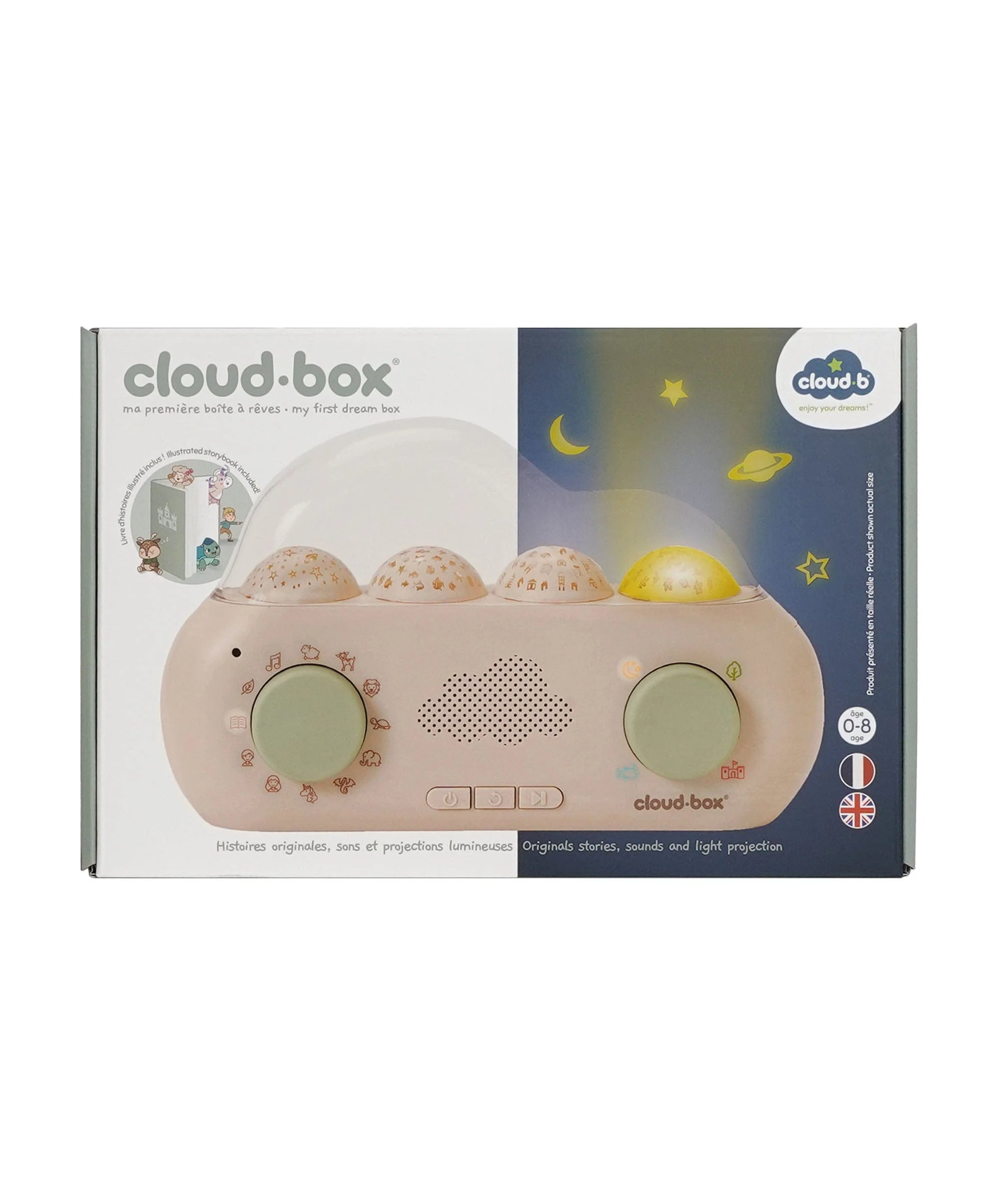 Cloud B CloudBox Story Telling Night Light Projector Soother