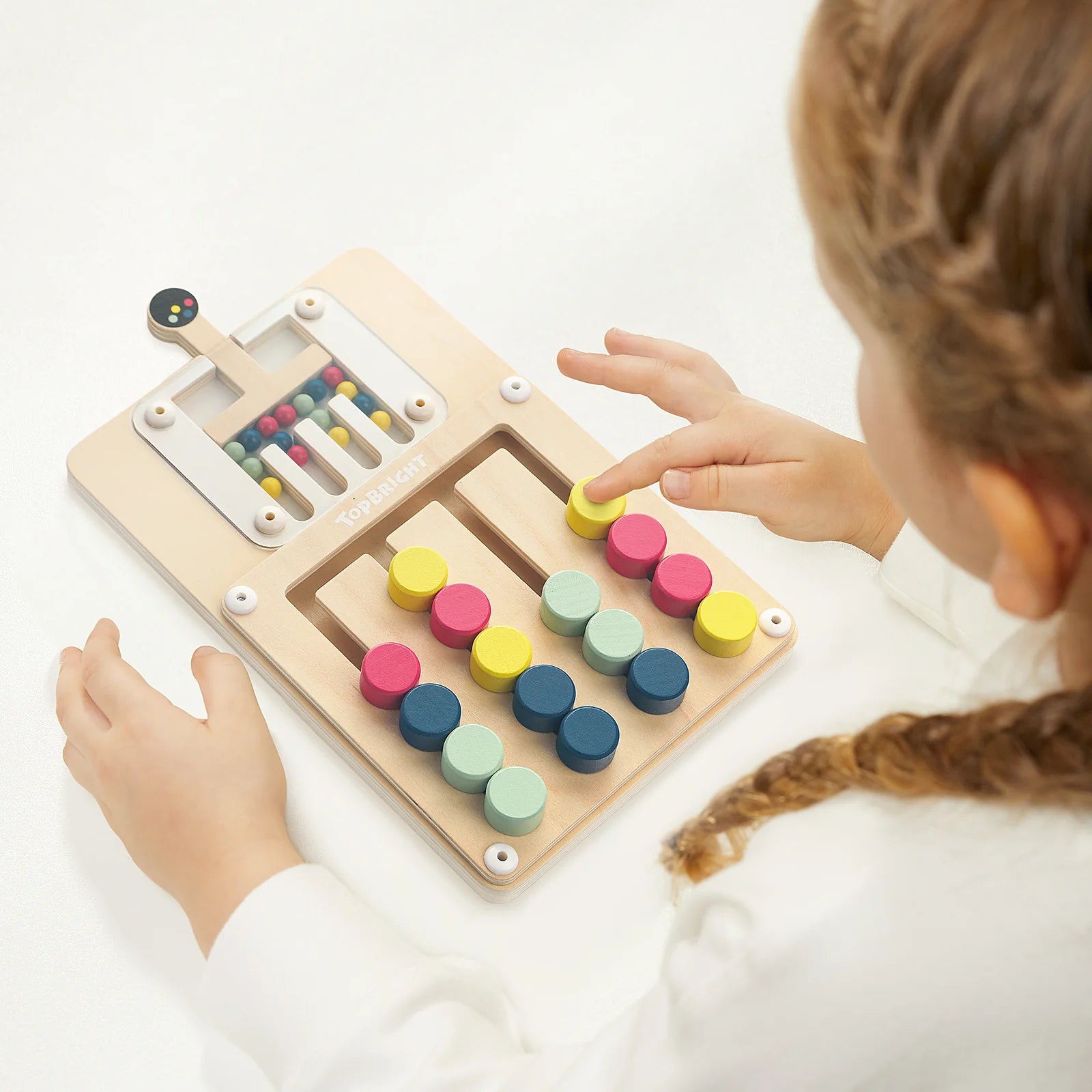 Color Challenge Slide Puzzle Board by Topbright.
