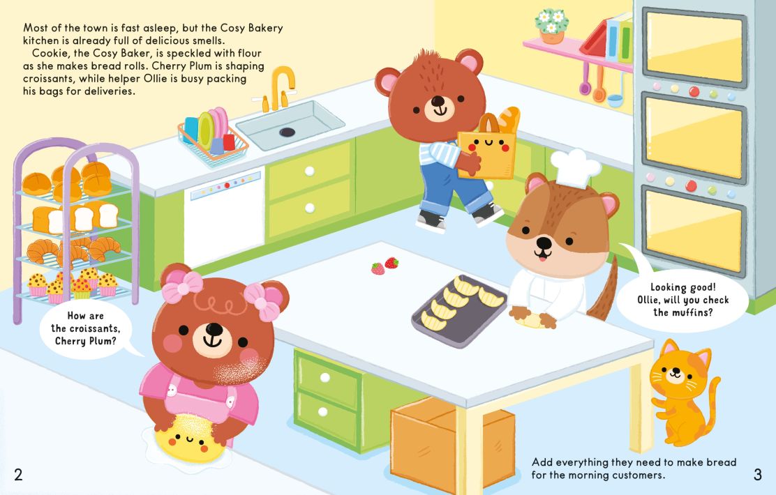 The Cosy Bakery Sticker Book