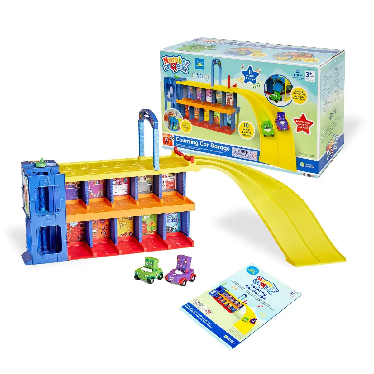 Numberblocks Counting Car Garage | Educational Maths Toy 3+ | Cogs Toys ...