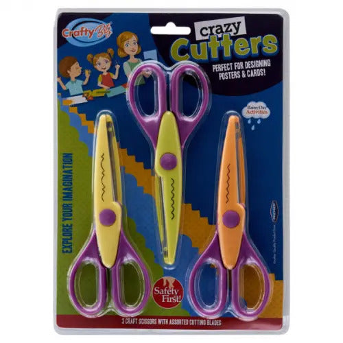 Crafty Bitz Card 3 Crazy Cutters Craft Scissors