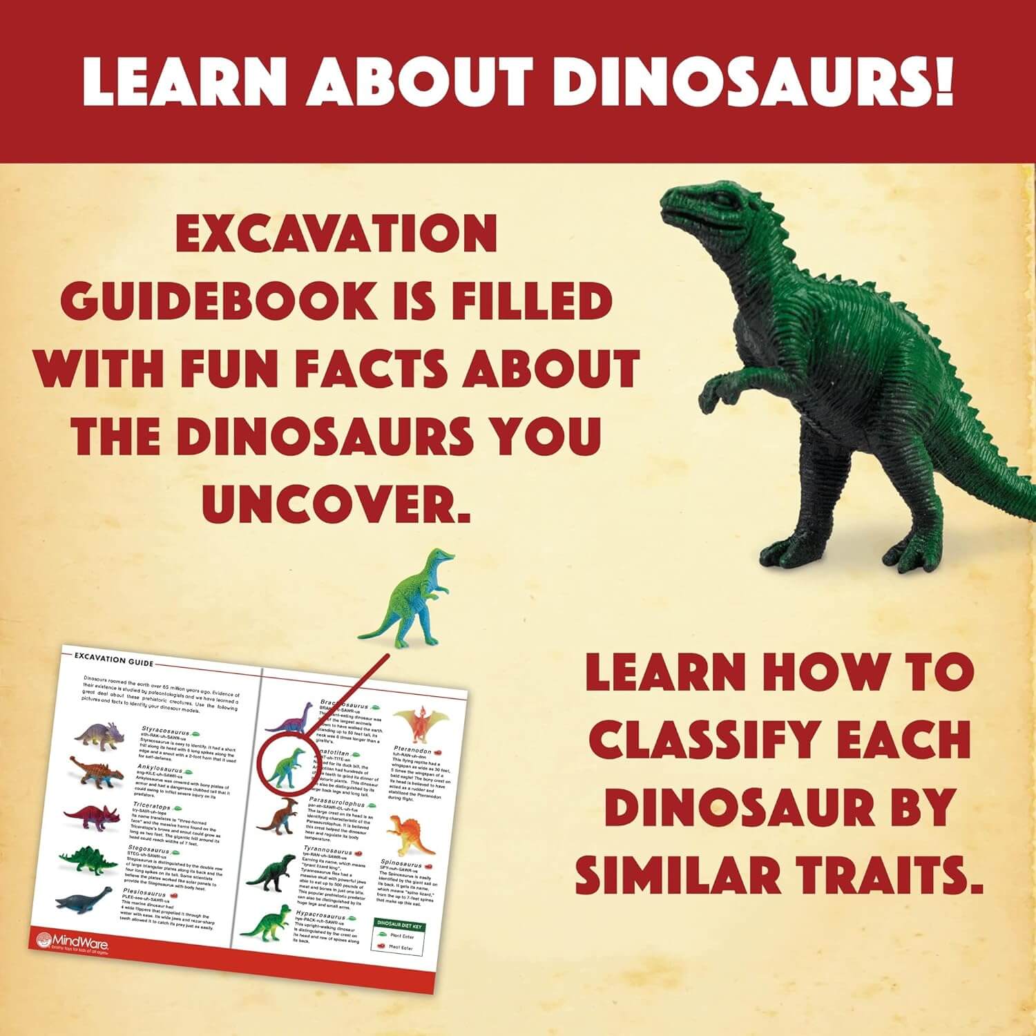 Dig It Up! Dinosaur eggs excavation kit