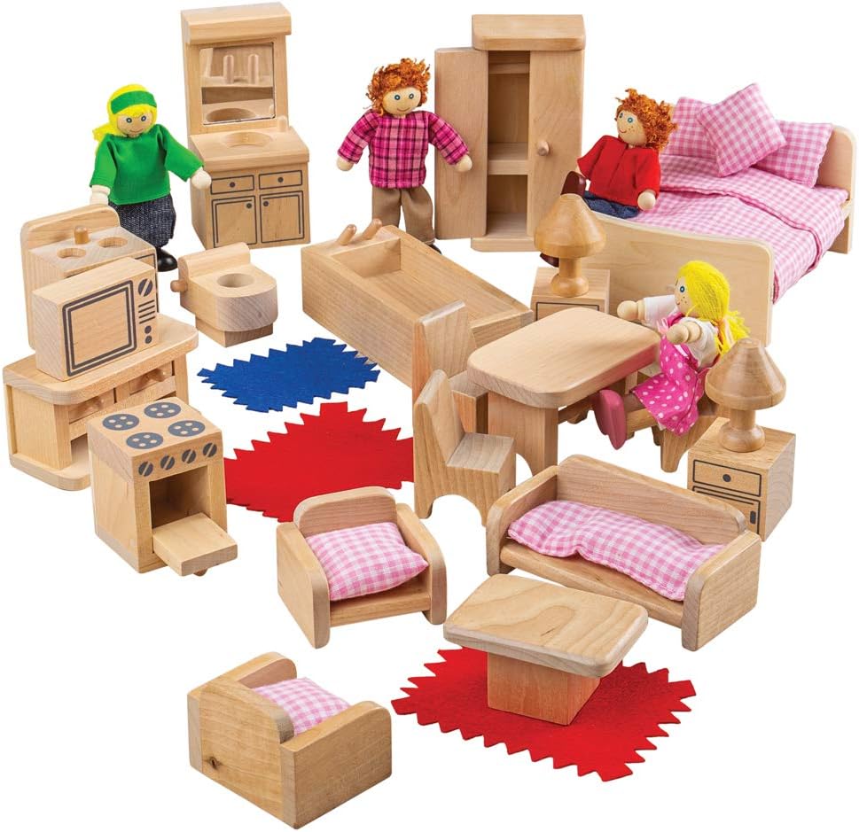 Doll Family and Furniture