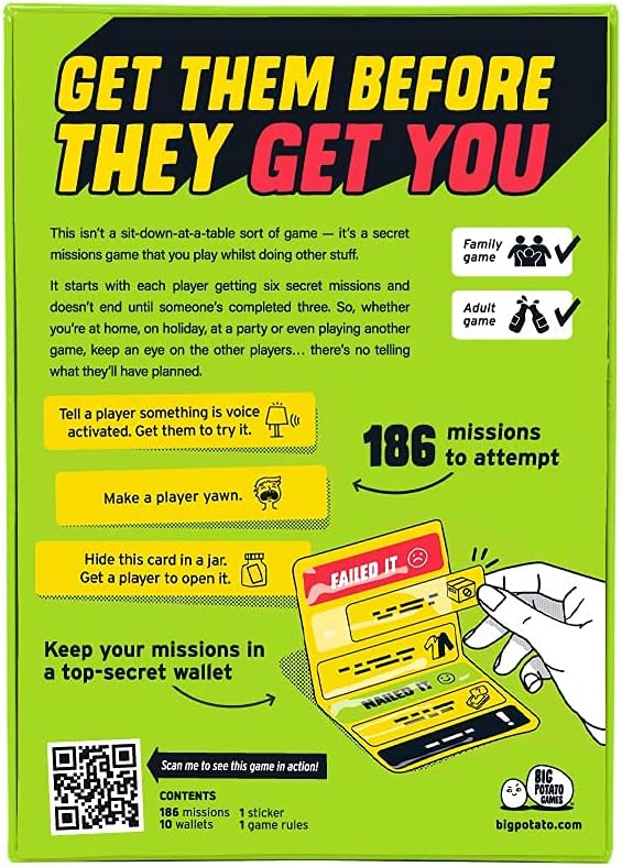 Don’t Get Got – Secret Missions Party Game