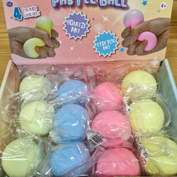 Squeeze Stress Pastel Ball - Assorted Colours
