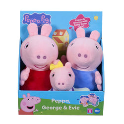 Peppa,George and Evie